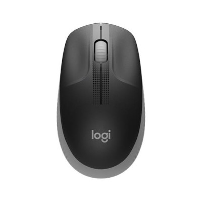 Egér, vezeték nélküli, optikai, USB, LOGITECH, "M190", szürke