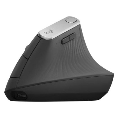 Egér, vezeték nélküli, vertikális, LOGITECH "MX Vertical", grafitszürke