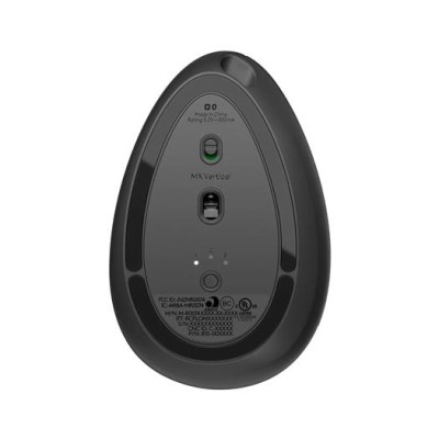 Egér, vezeték nélküli, vertikális, LOGITECH "MX Vertical", grafitszürke