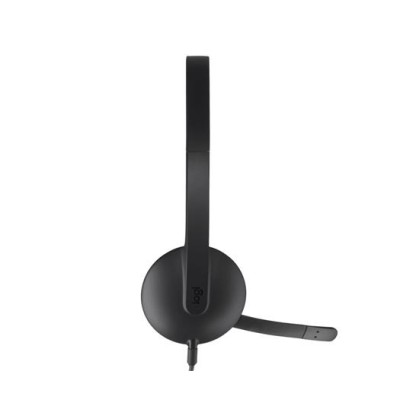 Fejhallgató, mikrofonnal, USB csatlakozás, LOGITECH "H340"