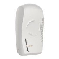 Toalettpapír adagoló, hajtogatott toalettpapírhoz, 32,8x16,5x13,8 cm, LUCART "EcoNatural Flow Bulk Pack", fehér