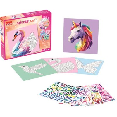 Kreatív matricás készlet, különleges állatok, MAPED CREATIV "Sticker` Art"