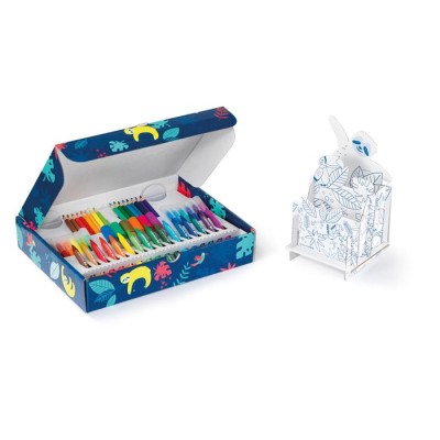 Színezőkészlet, írószertartóval, MAPED CREATIV, 50 darabos