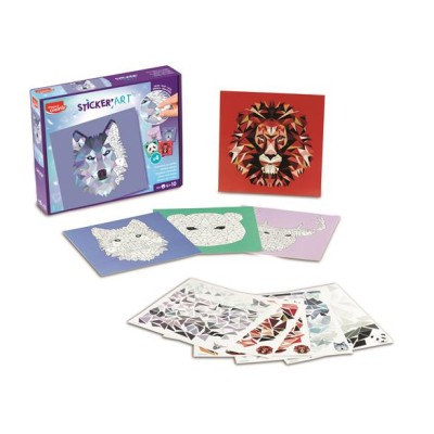Kreatív matricás készlet, MAPED CREATIV "Sticker` Art", állatok
