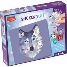 Kreatív matricás készlet, állatok, MAPED CREATIV "Sticker` Art"