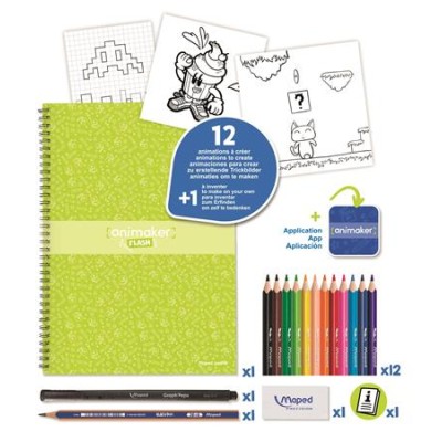 Animációkészítő készlet applikációval, MAPED CREATIV "Animaker Flash", Pop Animációkészítő készlet applikációval, MAPED CREATIV "Animaker Flash", Pop