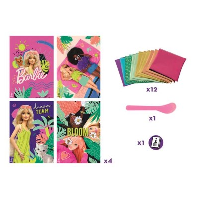 Fóliás képkészítő készlet, MAPED CREATIV "Barbie Foil`Art"