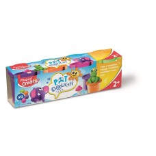 Gyurma készlet, 4x114 g, MAPED CREATIV "Pat Dough Fancy", vegyes színek