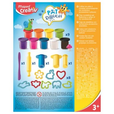 Gyurma és formázó készlet, 21 darabos, MAPED CREATIV, "Pat Dough" Gyurma és formázó készlet, 21 darabos, MAPED CREATIV, "Pat Dough"