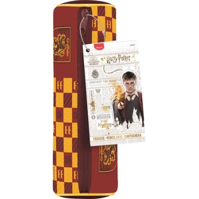 Tolltartó, cipzáras, MAPED, "Harry Potter Teens", bordó