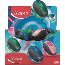 Hegyező display, egylyukú, tartályos, MAPED "Clean", vegyes színek
