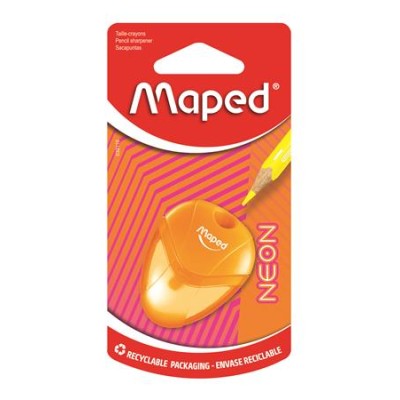 Hegyező, egylyukú, tartályos, MAPED "I-Gloo Neon", vegyes színek