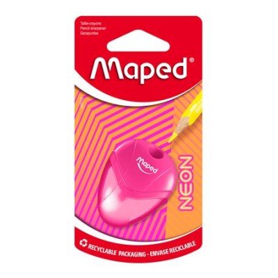 Hegyező, egylyukú, tartályos, MAPED "I-Gloo Neon", vegyes színek