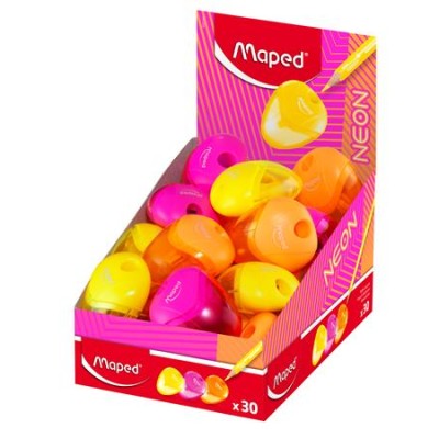 Hegyező display, egylyukú, tartályos, MAPED "I-Gloo Neon", vegyes színek