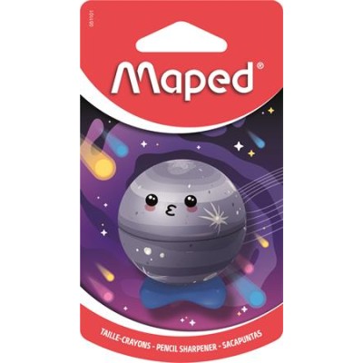 Hegyező, egylyukú, tartályos, MAPED „Planet”, bolygók, vegyes minták