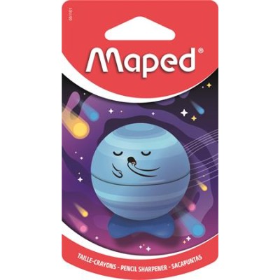 Hegyező, egylyukú, tartályos, MAPED „Planet”, bolygók, vegyes minták
