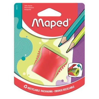 Hegyező, kétlyukú, tartályos, MAPED "Boogy", vegyes színek
