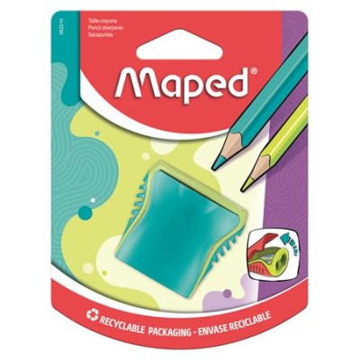 Hegyező, kétlyukú, tartályos, MAPED "Boogy", vegyes színek