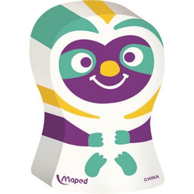 Radír display, vegyes minták, MAPED "Ergo Fun Multicolor"