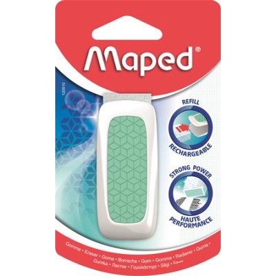 Radír, műanyag tokos, MAPED "Technic Ultra"