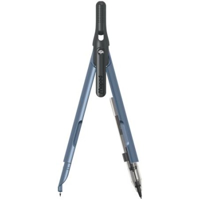 Körző, heggyel, 2in1, ceruzává alakítható, MAPED „Compass Pen”, vegyes színek