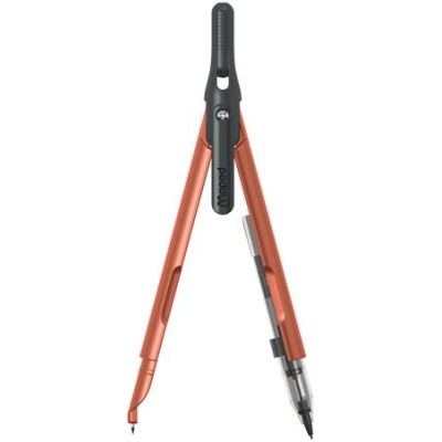 Körző display, heggyel, 2in1, ceruzává alakítható, MAPED „Compass Pen”, vegyes színek