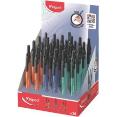 Körző display, heggyel, 2in1, ceruzává alakítható, MAPED „Compass Pen”, vegyes színek