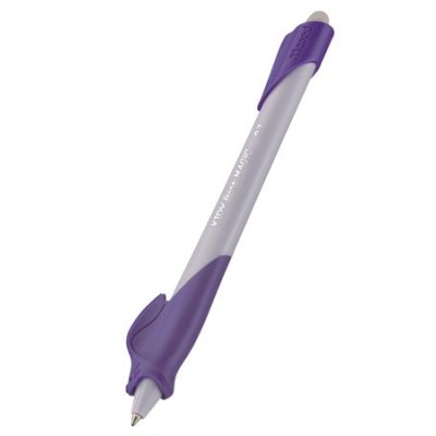 Írástanuló rollertoll, 0,7 mm, radírozható, MAPED "KIDY Learn MAGIC", nyuszi, lila, 12 db