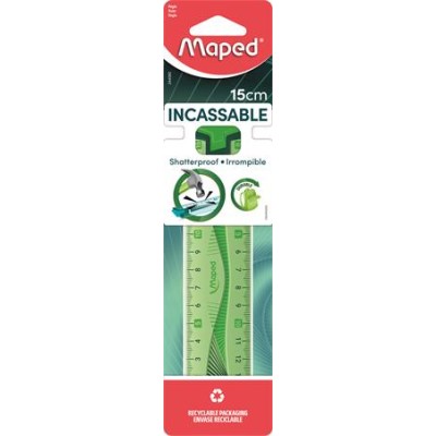 Vonalzó, műanyag, hajlítható, 15 cm, MAPED "Flex"