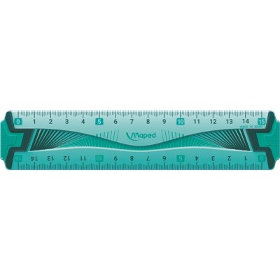Vonalzó, műanyag, hajlítható, 15 cm, MAPED "Flex"
