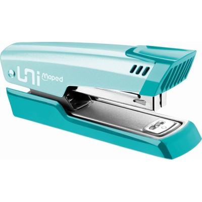 Tűzőgép, 24/6, 26/6, 25 lap, MAPED "Universal Metal Half-Strip Pastel", pasztell türkiz Tűzőgép, 24/6, 26/6, 25 lap, MAPED "Universal Metal Half-Strip Pastel", pasztell türkiz