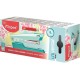 Tűzőgép, 24/6, 26/6, 20 lap, MAPED "Universal Metal Half-Strip Pastel", pasztell türkiz