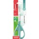 Olló, irodai, 17 cm, MAPED "Essentials Green", türkizkék