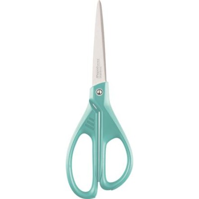 Olló, irodai, 21 cm, MAPED "Essentials Green", türkizkék