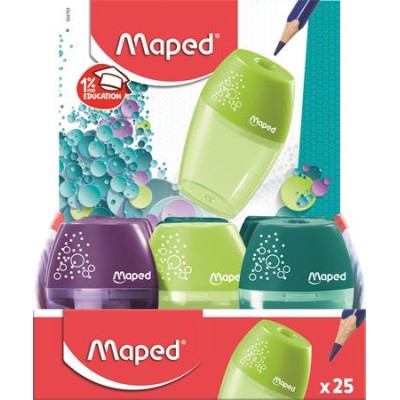 Hegyező display, egylyukú, tartályos, MAPED "Shaker", vegyes színek