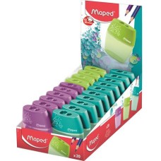 Hegyező display, kétlyukú, tartályos, MAPED "Shaker", vegyes színek