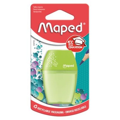 Hegyező, egylyukú, tartályos, MAPED "Shaker", vegyes színek