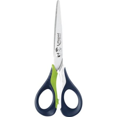 Olló, általános, 16 cm, balkezes, MAPED "Sensoft 3D", vegyes színek
