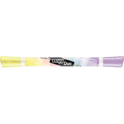 Szövegkiemelő készlet, 1-5 mm, kétvégű, MAPED "Fluo Peps Duo", 6 különböző pasztell szín