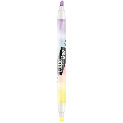 Szövegkiemelő készlet, 1-5 mm, kétvégű, MAPED "Fluo Peps Duo", 6 különböző pasztell szín