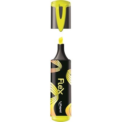 Szövegkiemelő készlet, 1-5 mm, MAPED "Fluo Peps Flex", 4 különböző szín
