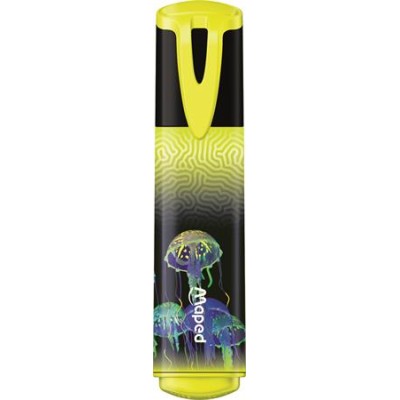 Szövegkiemelő készlet, 1-5 mm, MAPED "Deepsea Paradise Fluo Peps", 4 különböző szín Szövegkiemelő készlet, 1-5 mm, MAPED "Deepsea Paradise Fluo Peps", 4 különböző szín