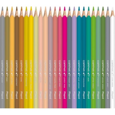 Színes ceruza készlet, háromszögletű, MAPED "Color`Peps Star", 72 különböző szín