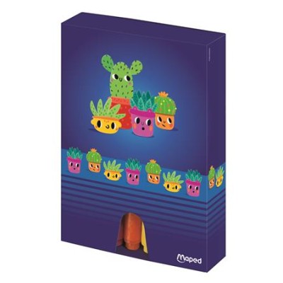 Filctoll készlet, 3,7 mm, kimosható, dobozos, MAPED „Color`Peps Long Life 2”, 12 különböző szín