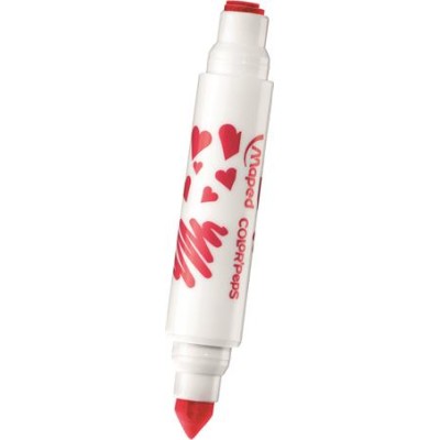 Filctoll készlet, 7,5 mm, kétvégű, MAPED "Color`Peps Duo Stamp" 8 különböző szín és minta