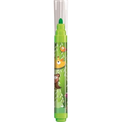 Filctoll készlet, 5 mm, kimosható, vastag, MAPED "Jungle Fever", 12 különböző szín Filctoll készlet, 5 mm, kimosható, vastag, MAPED "Jungle Fever", 12 különböző szín