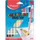 Filctoll készlet, MAPED "Color`Peps Duo Tip", 10 különböző szín