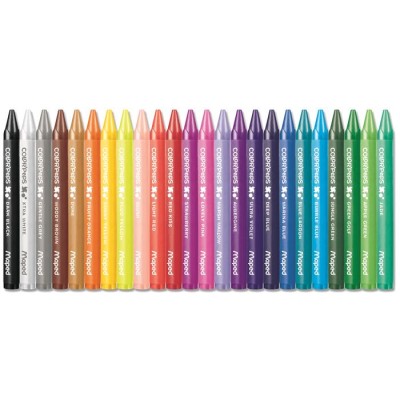 Zsírkréta, MAPED "Color`Peps Wax", 24 különböző szín