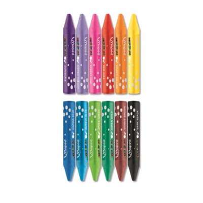 Olajpasztell kréta, MAPED "Color`Peps", 12 különböző szín