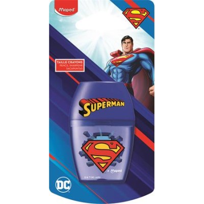 Hegyező, egylyukú, tartályos, MAPED "Superman Shaker"